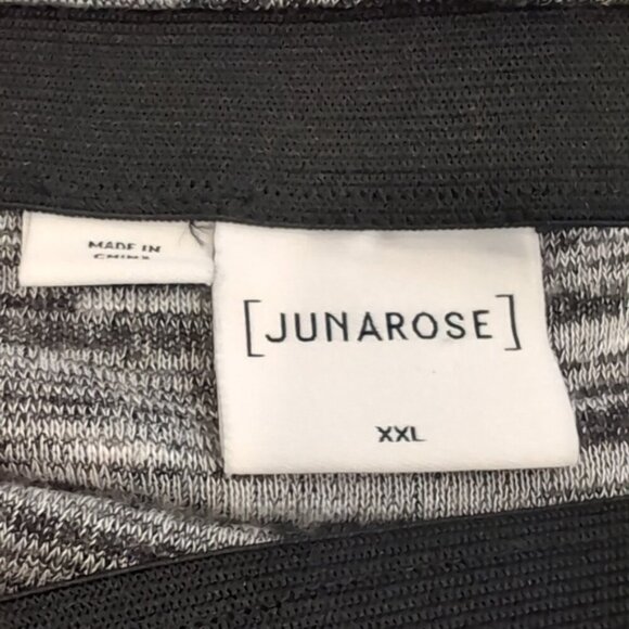 3/$20 Junarose Twist Front Layered Knit Skirt Above Knee Space Dye Bodycon - Picture 9 of 12